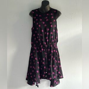 A.L.C. Black Top with Pink Accents